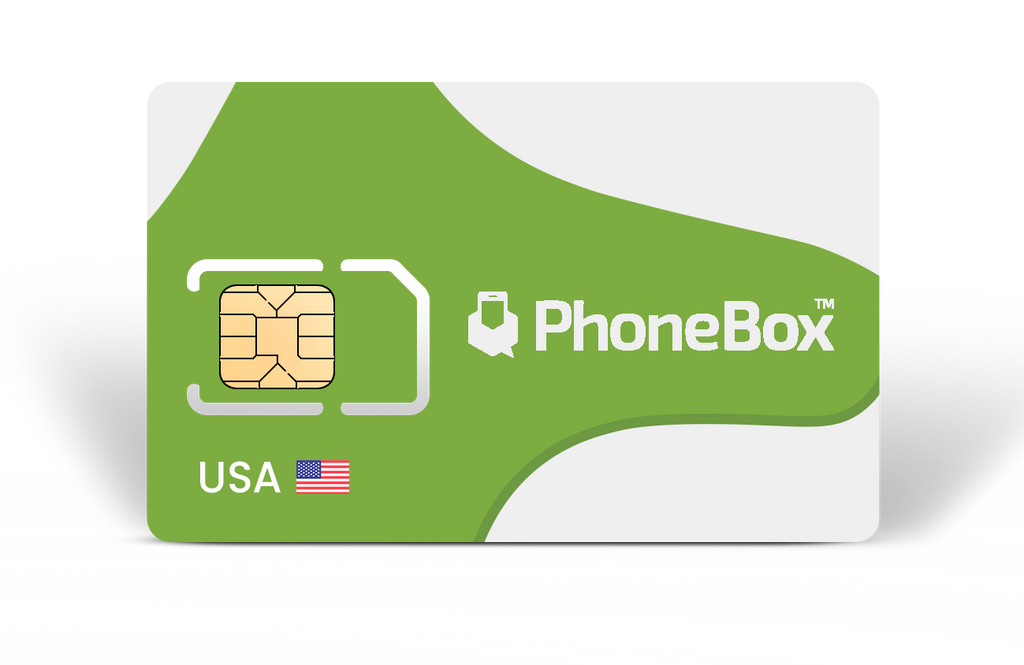 US Sim Card - Phonebox Pre-Paid Mobile Plan - Uses T-Mobile network in the United States