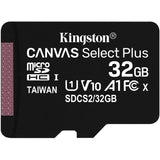 Kingston Canvas Select Plus microSDXC card with Adapter 32/64/128/256GB | Free Shipping