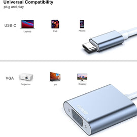 Converters-Mini Display Port to HDMI, Port HDMI Splitter, Type-C to Displayport Adapter, Type-C to HDMI Adapter, Type-C to VGA Adapter