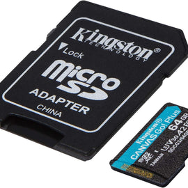 Kingston microSDXC Canvas Go! Plus 64GB | Free Shipping