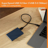 WD 1TB/2TB/4TB My Passport Portable External Hard Drive HDD, USB 3.0, USB 2.0 Compatible