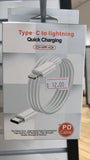 C to C/Lightning Data Cable