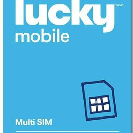 Prepaid Lucky Mobile 4G LTE Multi Sim Card - Help you to activate Lucky Mobile 4G Cellphone Plan