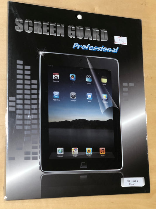 Screen Protector(Plain)  for iPad  4/3/2, Air 1/2, Mini 1/2/3 – Ultra-Thin, Scratch & Shock Resistant