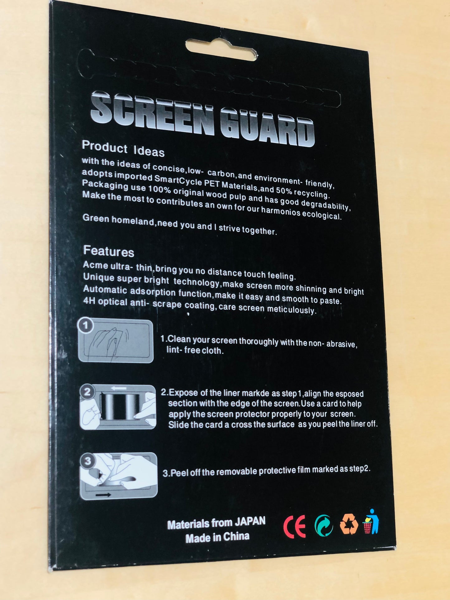 Screen Protector(Plain)  for iPad  4/3/2, Air 1/2, Mini 1/2/3 – Ultra-Thin, Scratch & Shock Resistant