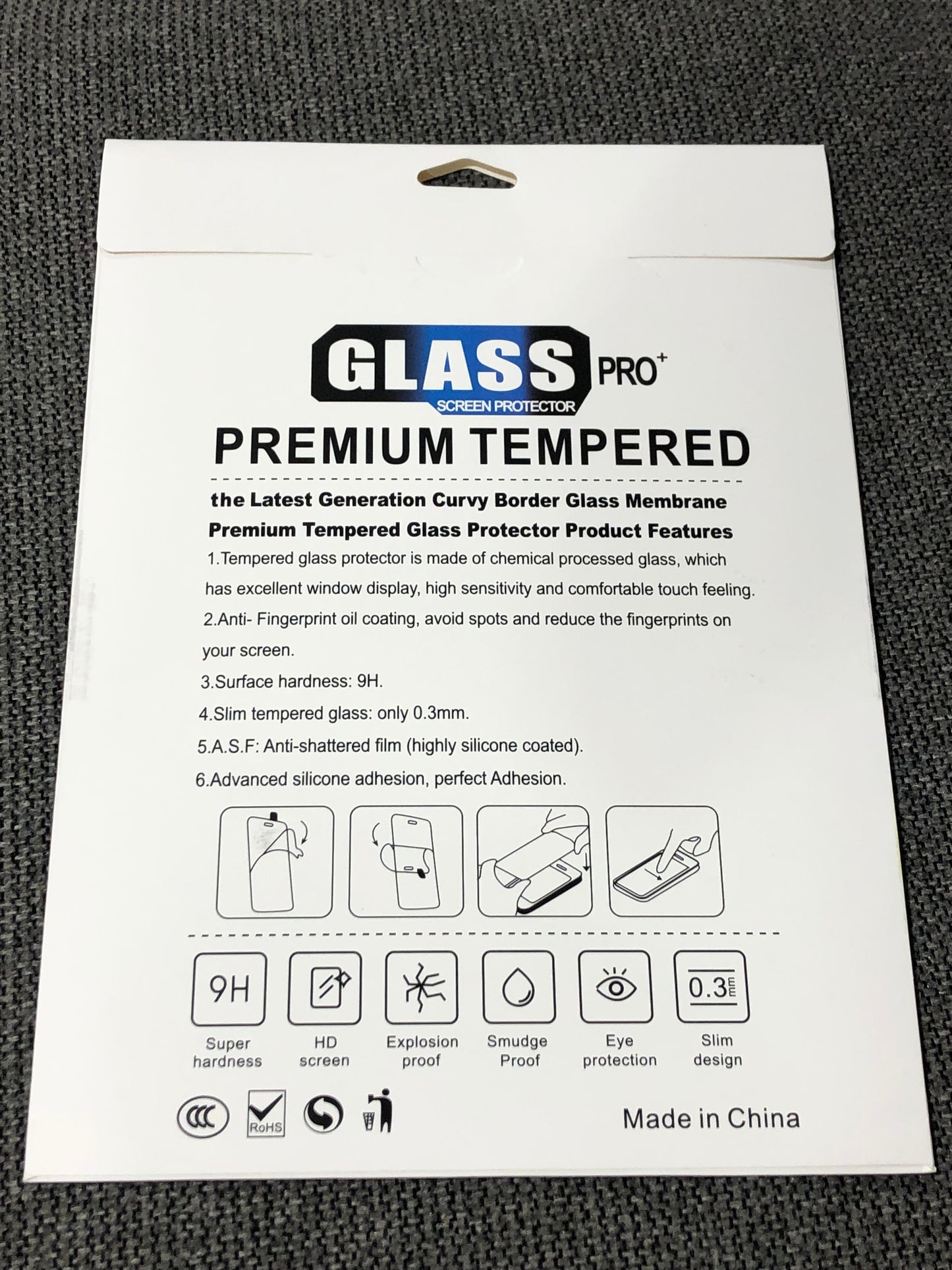 Tempered Glass Screen Protector for iPad 7/8/9 & iPad 2018-2021 (10.2/11/12.9 inch) – 9H Hardness, Ultra-Thin, HD Clarity