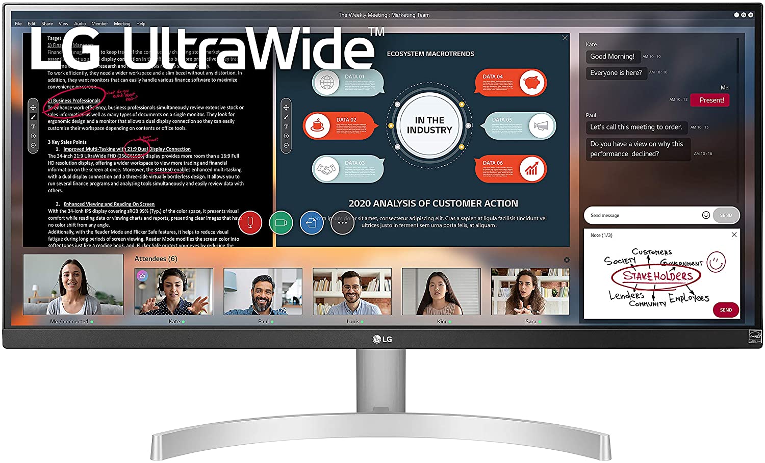 LG 29” UltraWide WFHD IPS Gaming Monitor with AMD FreeSync