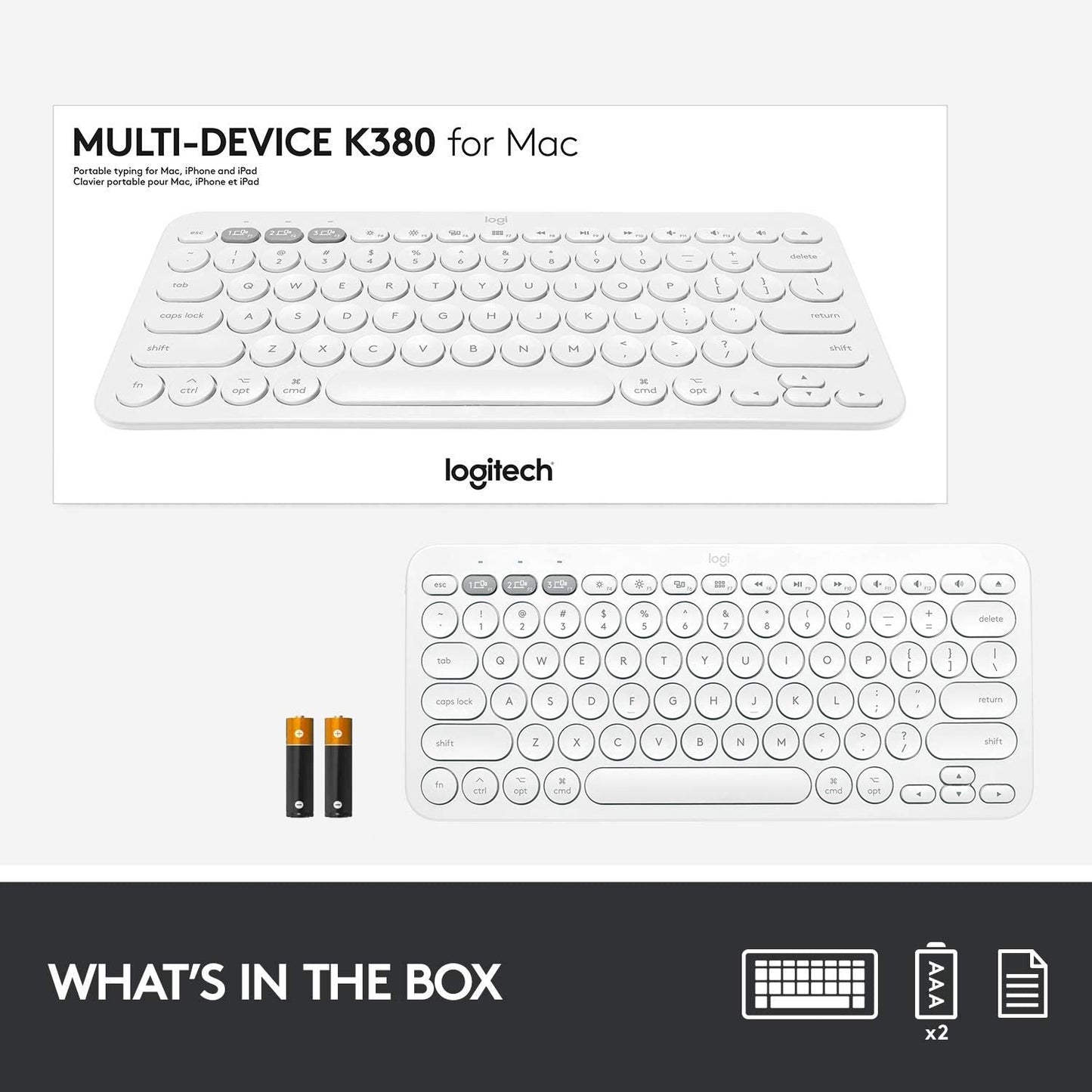 Logitech K380 Multi-Device Bluetooth Keyboard