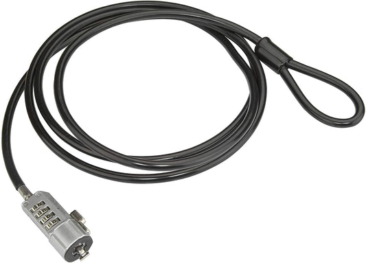 StarTech.com Laptop Lock - 6 ft - Vinyl Coated Steel Cable - 4 Digit Combination - Computer Lock - Security Lock