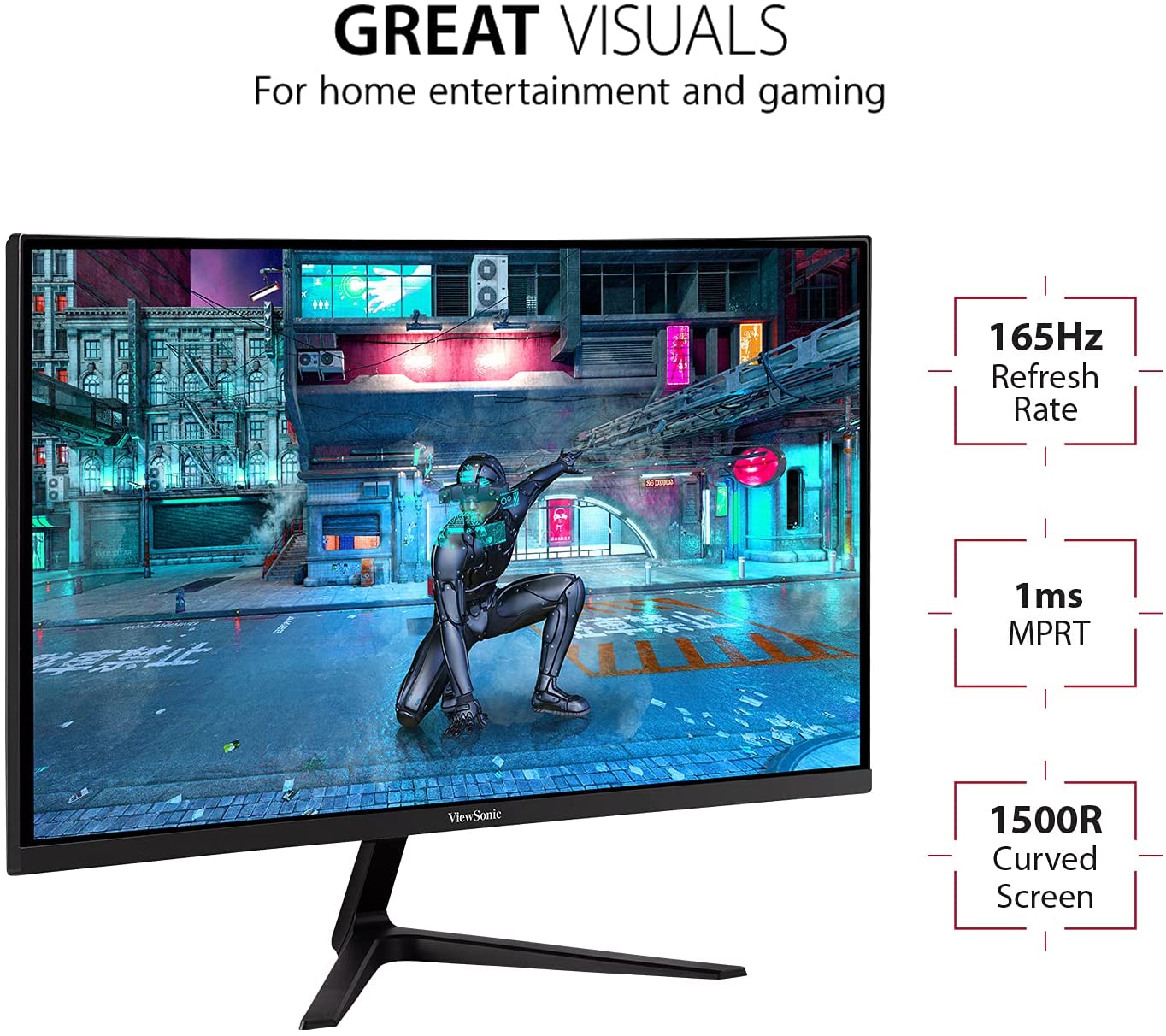 VIEWSONIC : 27IN CURVED GAMING MONITOR